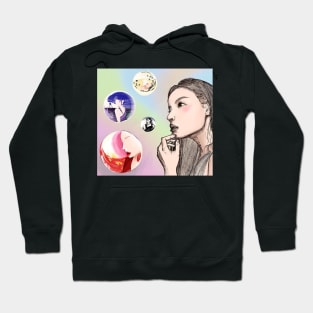 Drawing Woman Hoodie